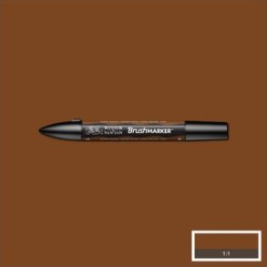 Winsor & Newton - Brush Marker Tusch - Brndt Sienna Brun