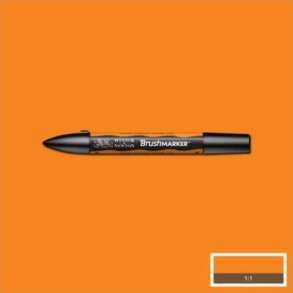 Winsor & Newton - Brush Marker Tusch - Grskar Orange