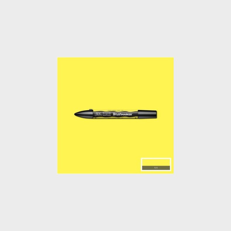 Winsor &amp; Newton - Brush Marker Tusch - Citron Gul