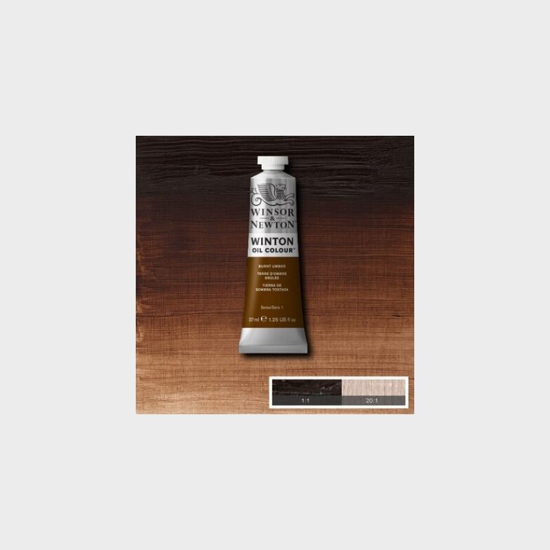 Winsor &amp; Newton - Winton Oil Colour 37 Ml - Burnt Umber 076