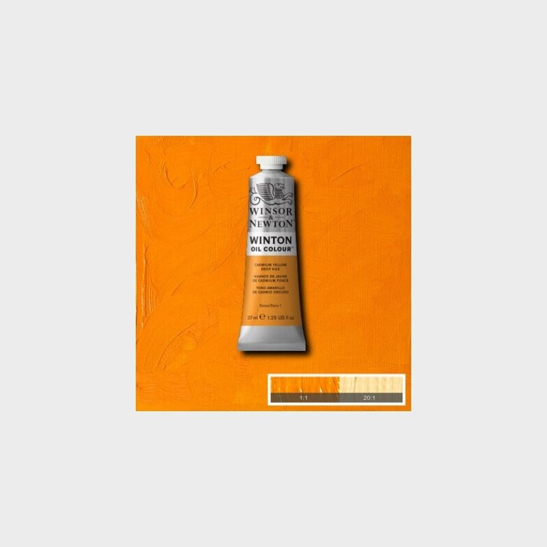 Winsor &amp; Newton - Winton Oil Colour 37 Ml - Cadmium Yellow Deep Hue 115