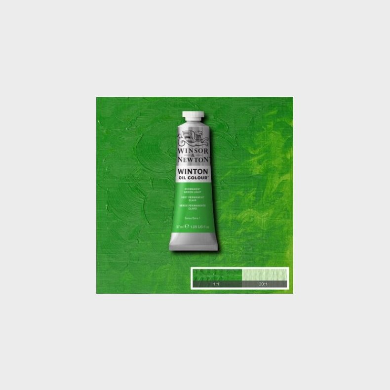 Winsor &amp; Newton - Winton Oil Colour - 37 Ml - Permanent Lys Grn