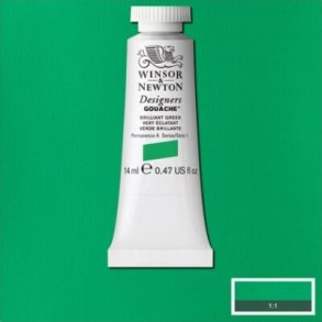 Winsor & Newton - Designers Gouache - 14 Ml - Brilliant Grn