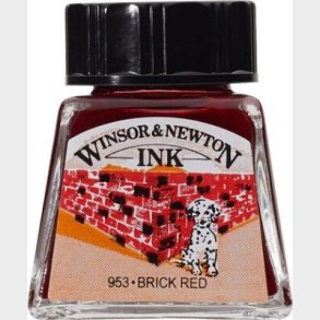 Winsor & Newton - Tegne Blk - 14 Ml - Brick Rd
