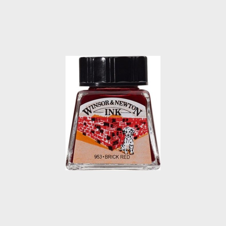Winsor &amp; Newton - Tegne Blk - 14 Ml - Brick Rd