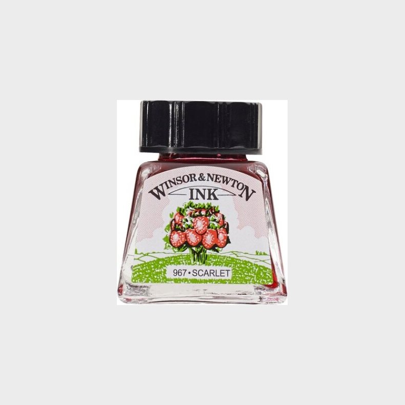 Winsor &amp; Newton - Tegne Blk - 14 Ml - Scarlet Rd