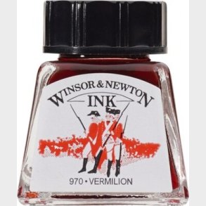 Winsor & Newton - Tegne Blk - 14 Ml - Vermilion Rd