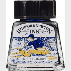 Winsor & Newton - Tegne Blk - 14 Ml - Ultramarine