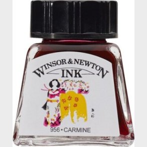 Winsor & Newton - Tegne Blk - 14 Ml - Carmine Rd