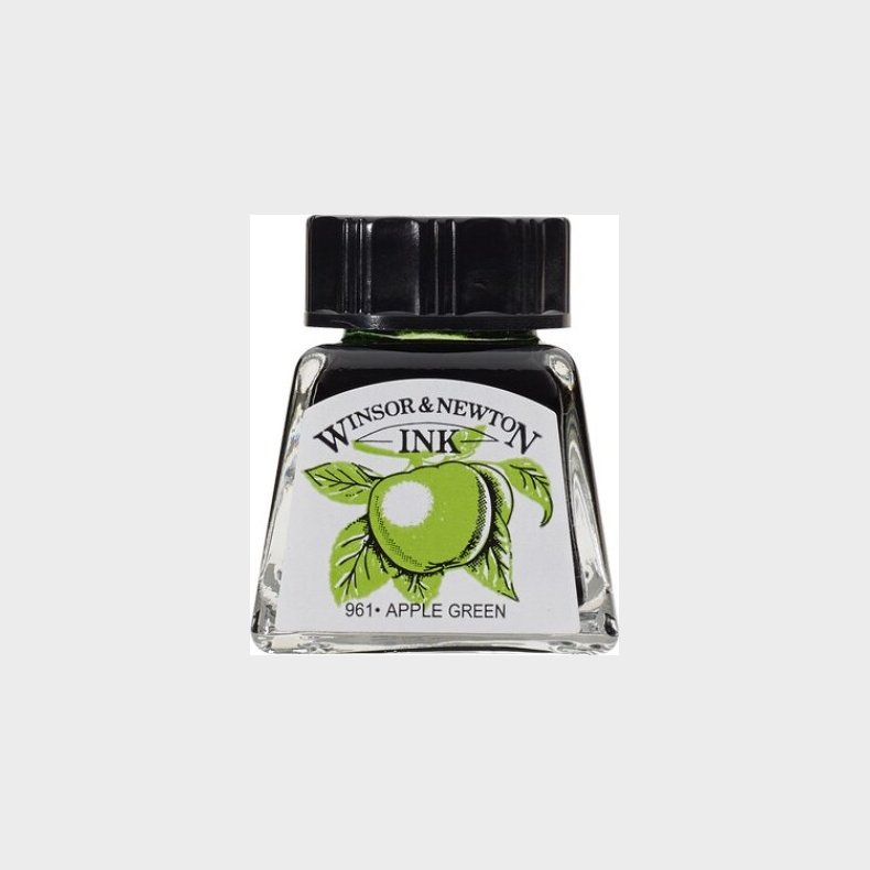Winsor &amp; Newton - Drawing Ink 14ml Apple Green 011