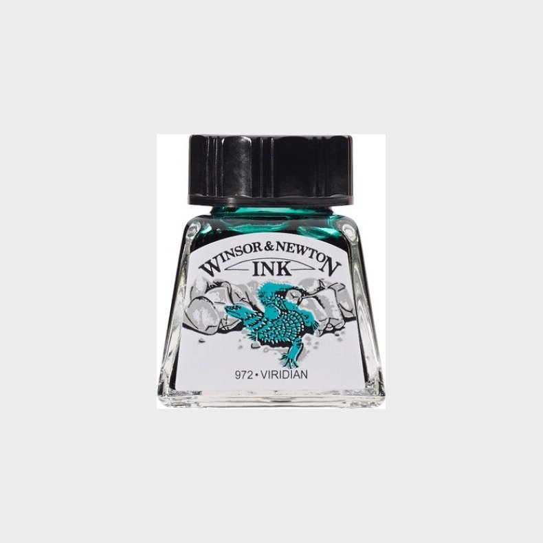 Winsor &amp; Newton - Tegne Blk - 14 Ml - Viridian Grn