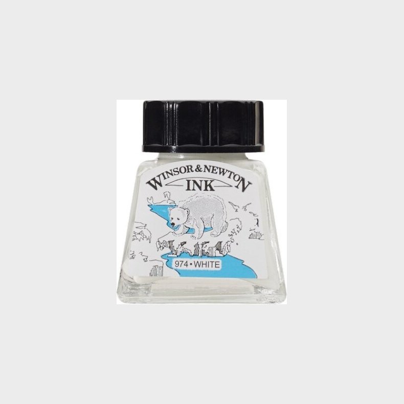 Winsor &amp; Newton - Tegne Blk - 14 Ml - Hvid