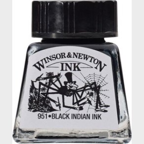 Winsor & Newton - Tegne Blk - 14 Ml - Sort Indian