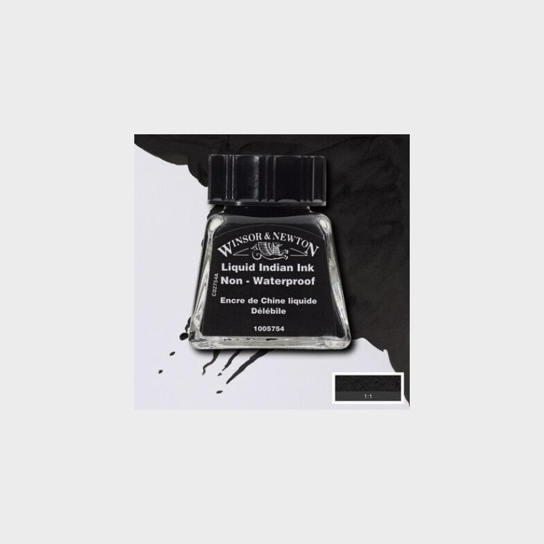 Winsor &amp; Newton - Tegne Blk - 14 Ml - Liquid Indian
