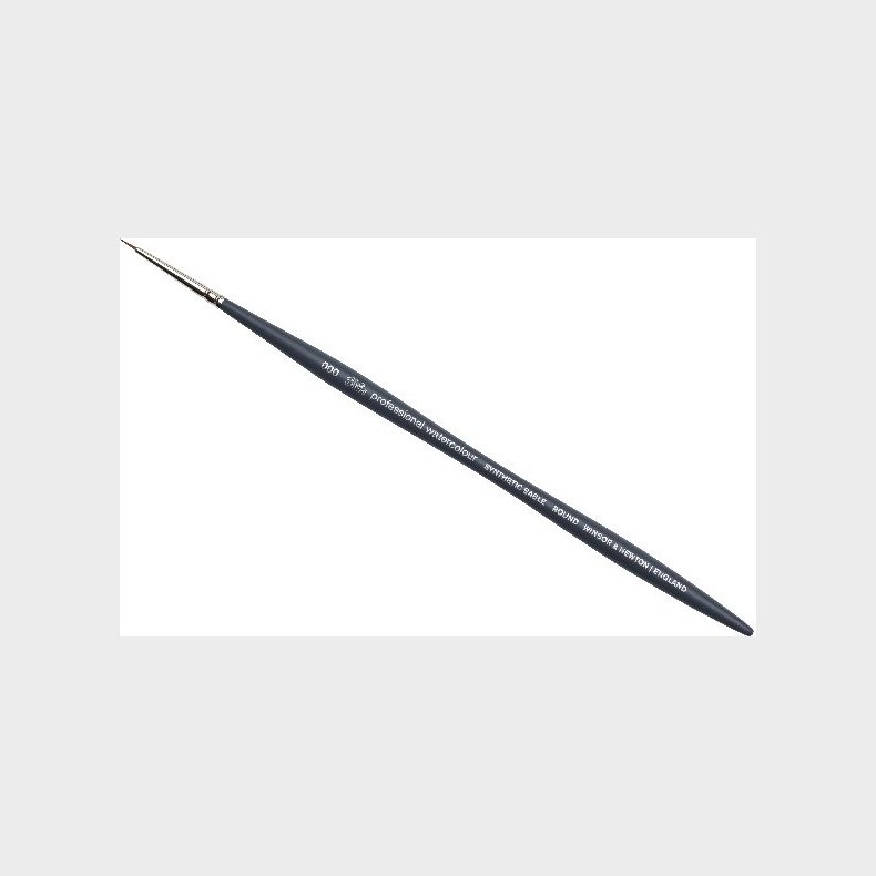 Winsor &amp; Newton - Akvarel Pensel - Syntetisk Rund - Str. 000
