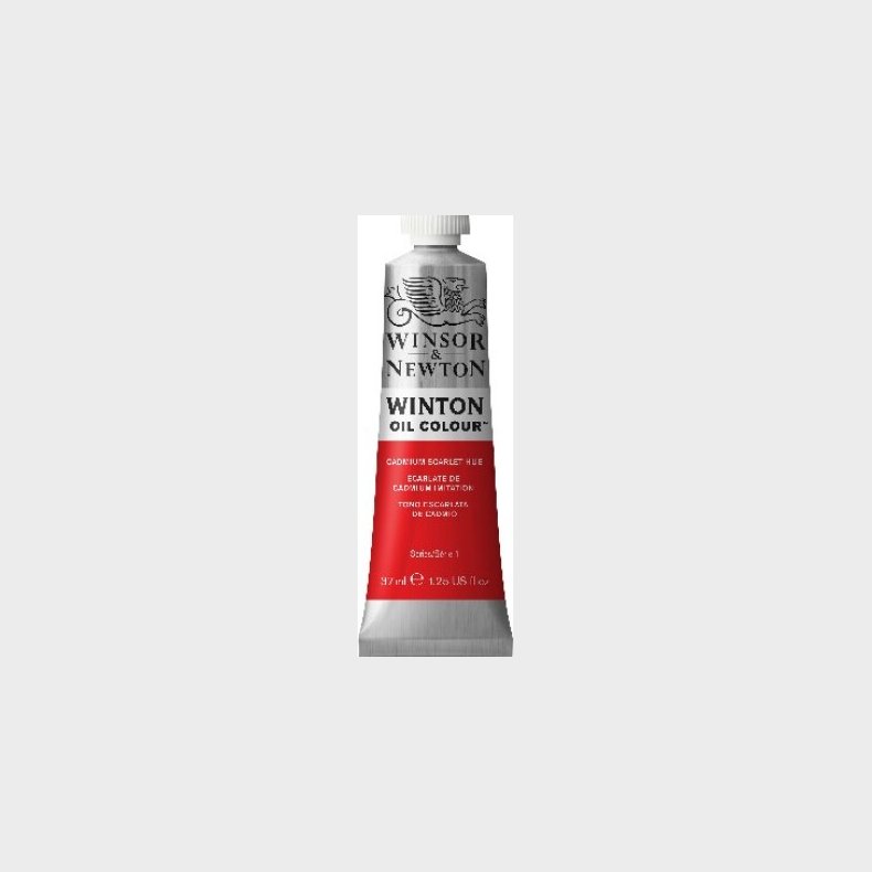 Winsor &amp; Newton - Winton Oil Colour 37 Ml - Cadmium Scarlet Hue 107