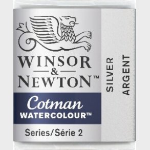 Winsor & Newton - Cotman Watercolour - 1/2 Pan - Slv