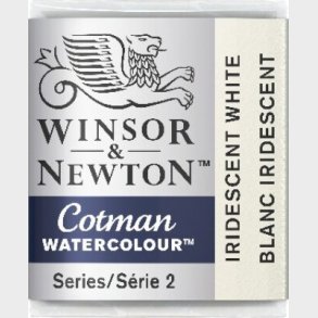 Winsor & Newton - Cotman Watercolour - 1/2 Pan - Iriserende Hvid