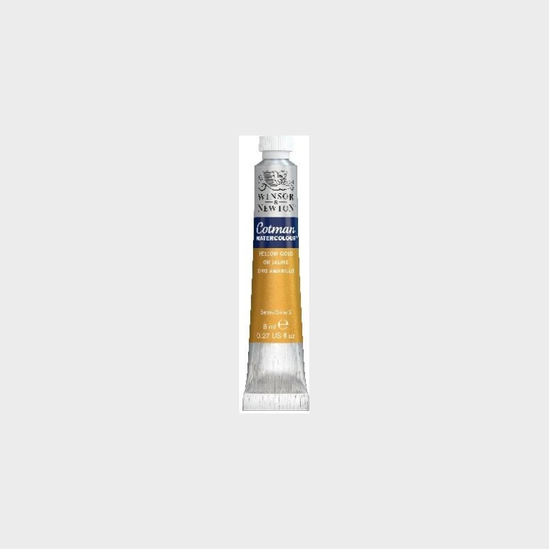 Winsor &amp; Newton - Cotman Watercolour - 8 Ml - Gul Guld