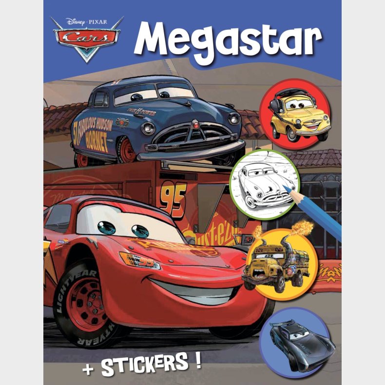 Disney - Megastar Colouringbook - Cars - Disney - Bog