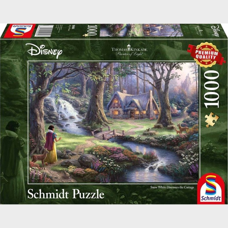 Disney Puslespil - Thomas Kinkade - Snehvide - 1000 Brikker - Schmidt