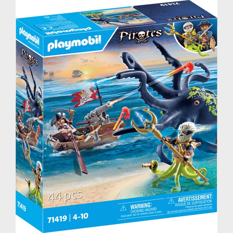 Playmobil Pirates - Kampen Mod Kmpeblksprutten - 71419