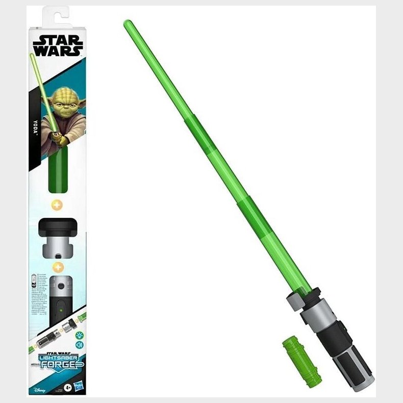 Star Wars Lyssvrd Med Lyd - Lightsaber Forge - Master Yoda