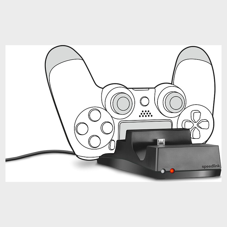 Speedlink - Jazz Usb-oplader - Til Ps4, Sort