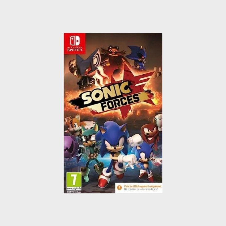 Sonic Forces (code In Box) (fr/multi In Game) - Nintendo Switch