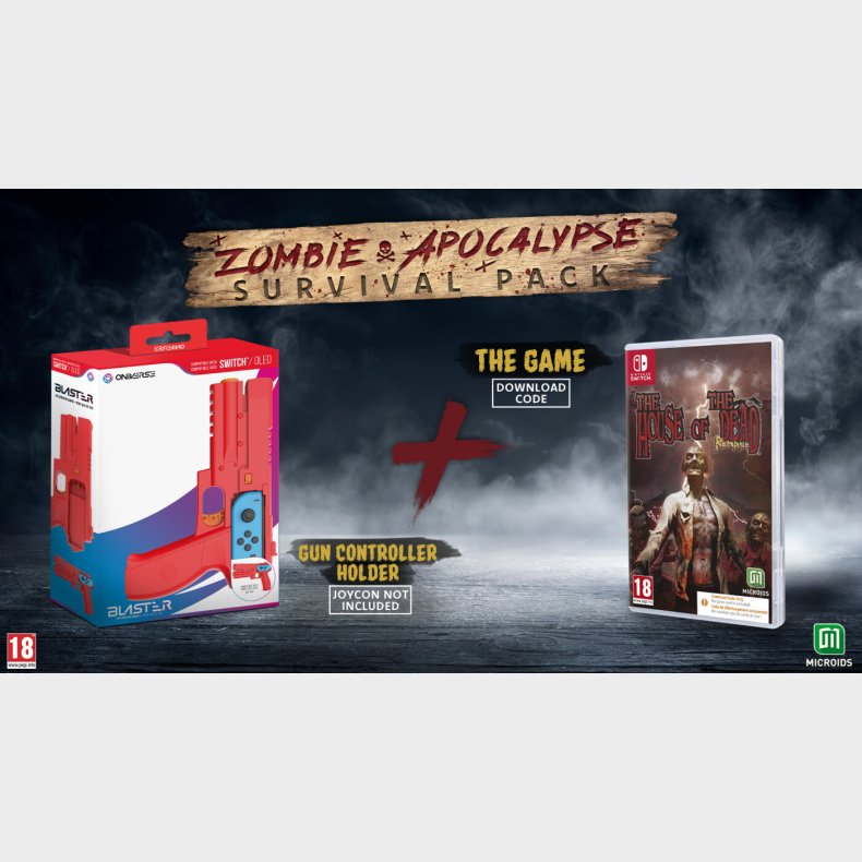 Zombie Survival Pack: House Of The Dead Remake & Blaster (code In Box) - Nintendo Switch