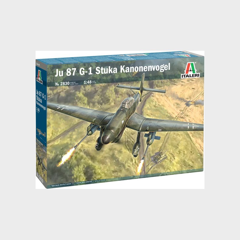 Italeri - Junker Ju-87 G-1 Stuka Kanonenvogel Fly - 1:48 - 2830s