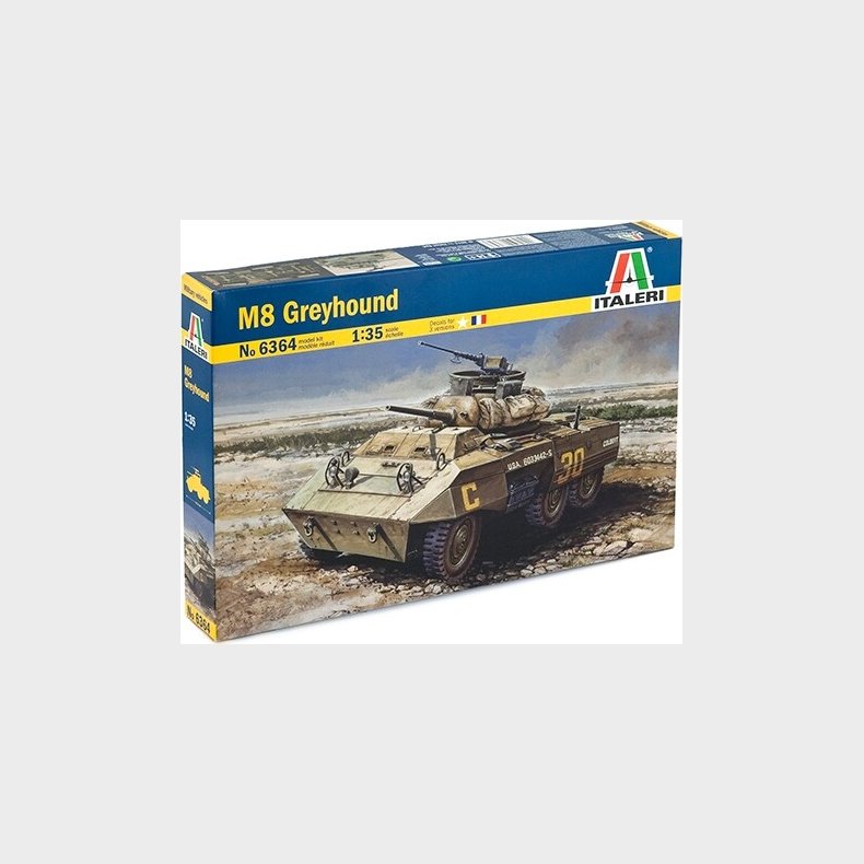 Italeri - M-8 Greyhound Tank Byggest - 1:35 - 6364s