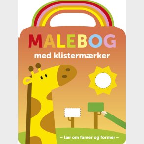 Malebog Med Klistermrker: Giraf - Diverse - Bog