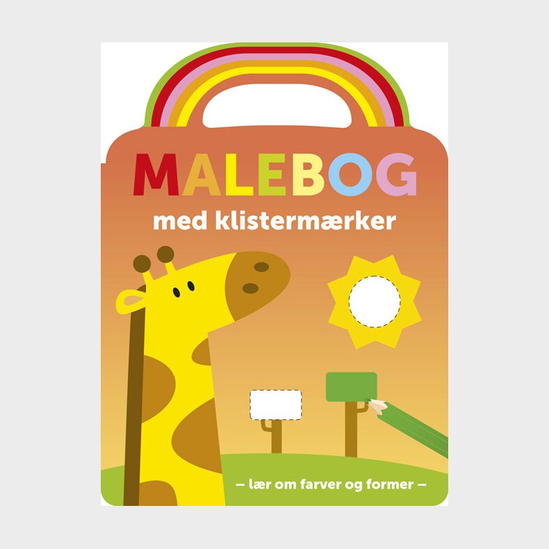 Malebog Med Klistermrker: Giraf - Diverse - Bog