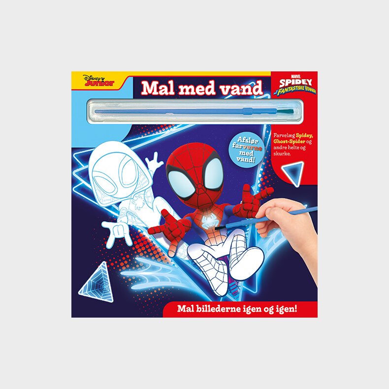 Mal Med Vand - Disney - Marvel - Spidey - Diverse - Bog