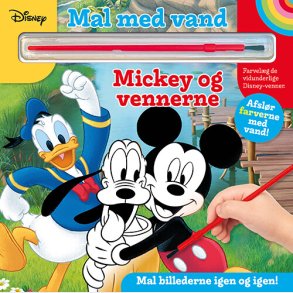 Mal Med Vand - Disney - Mickey Og Venner - Diverse - Bog