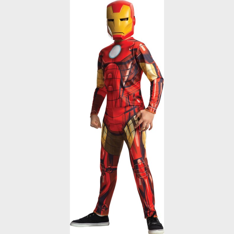 Iron Man Kostume Til Brn - Marvel - 6-8 r - Rubies