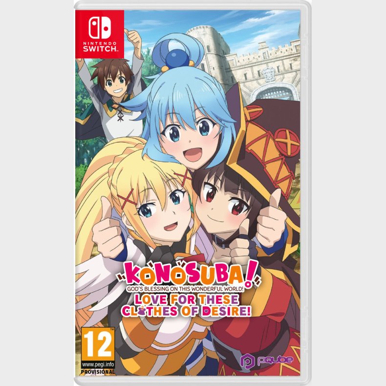 Konosuba: God's Blessing On This Wonderful World! Love For These Clothes Of Desire - Nintendo Switch