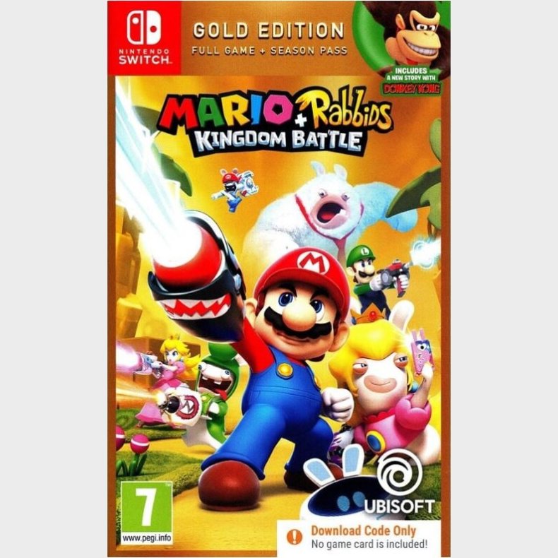 Mario + Rabbids Kingdom Battle (gold Edition) (code In Box) - Nintendo Switch