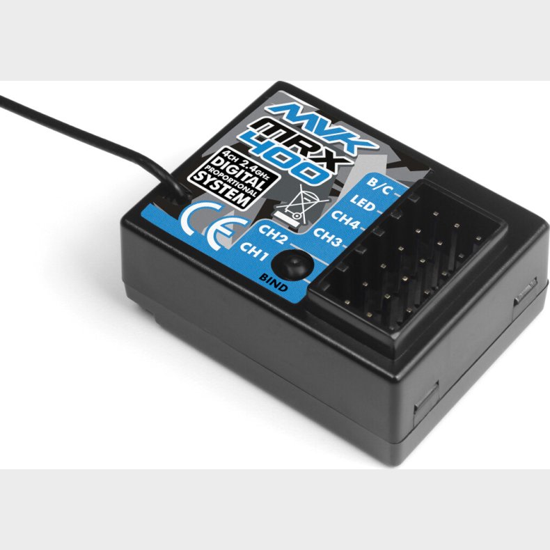 Mrx-400 2.4ghz 4cn Receiver - Mv150622 - Maverick Rc