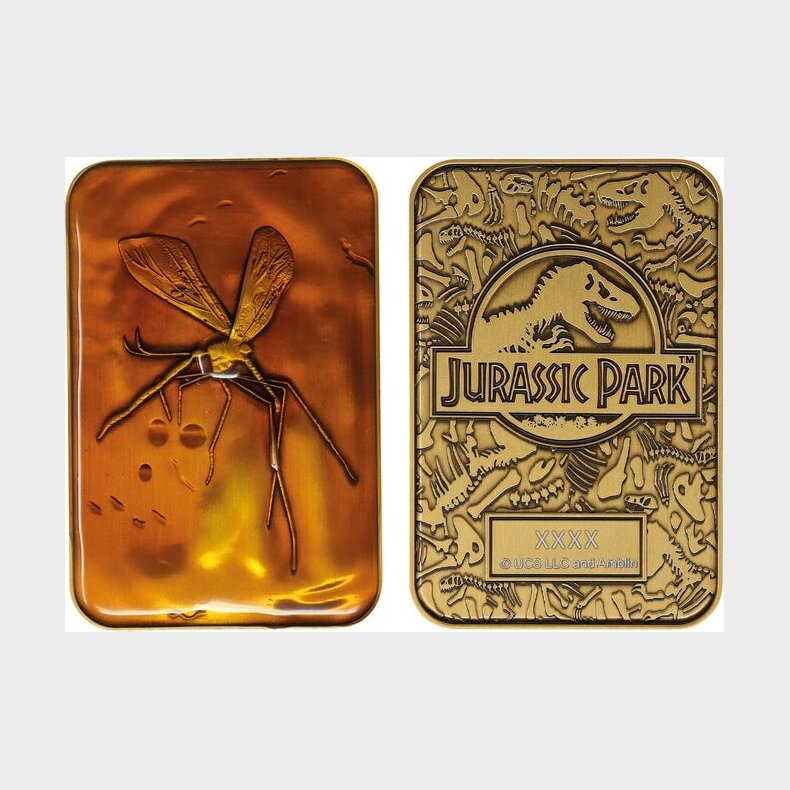 Jurassic Park Limited Edition Mosquito In Amber Ingot