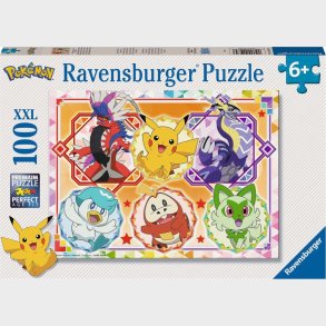 Pokémon Puslespil - 100 Xxl Brikker - Ravensburger