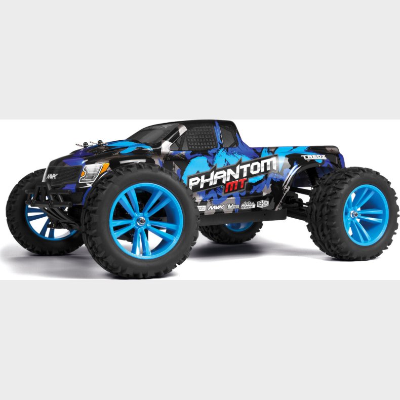 Maverick - Rc Phantom Rtr Fjernstyret Monster Truck - 1:10 - Bl - Mv150603