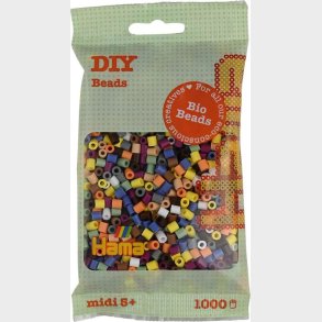 Hama Bio Midi Perler - Mix 197 - 10 Farver - 1.000 Perler - 190-197