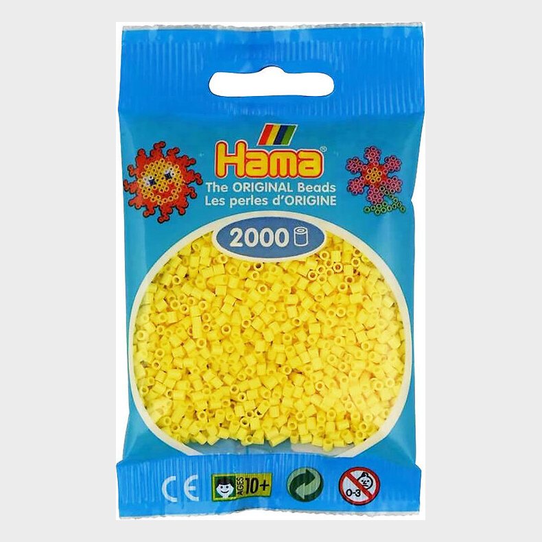 Hama Mini Perler - Lysegul - 2.000 Stk. - 501-103