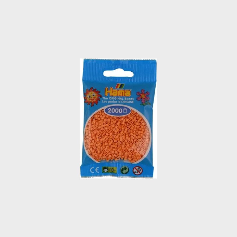 Hama Mini Perler - Lys Abriko - 2.000 Stk. - 501-105