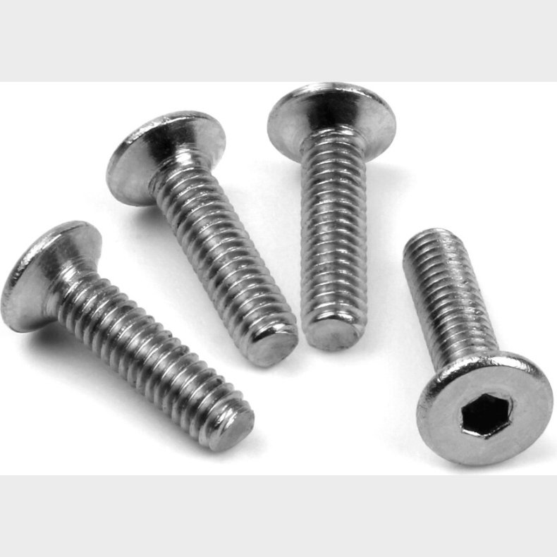 Flat Head Screw M2.6x10mm (4pcs) - Mv150442 - Maverick Rc