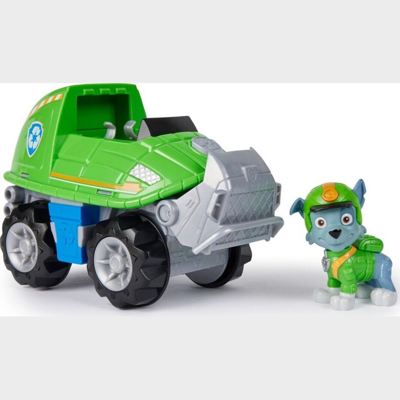 Paw Patrol - Jungle Pups Bil - Rocky Med Skildpadde Kretj