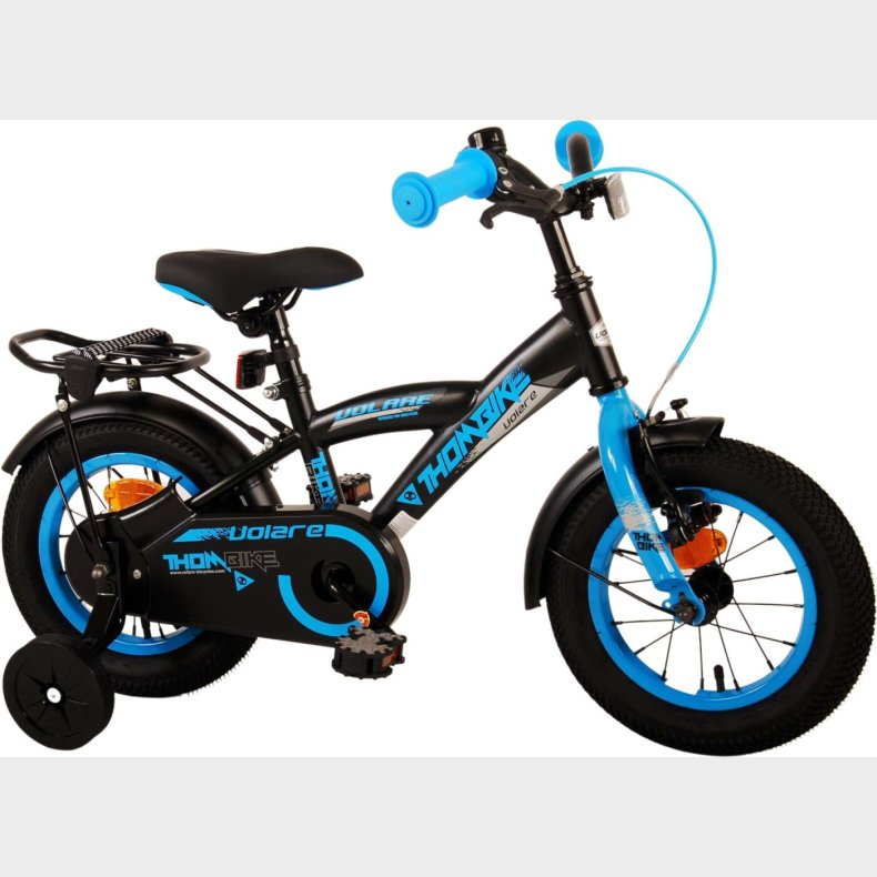 Volare - Brnecykel Med Stttehjul - 12'' - Thombike - Bl
