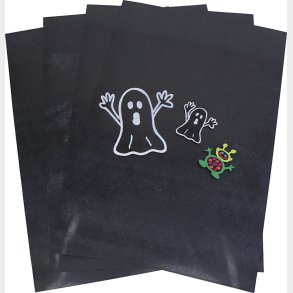 Krympeplader - A4 - Sort - 10 Ark